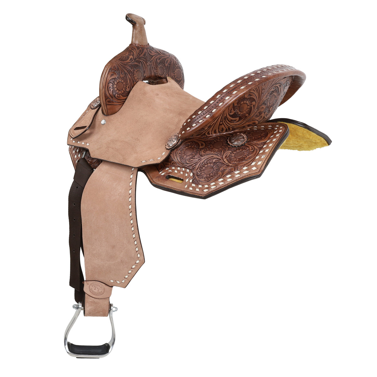 14" 15" Double T Sedona Spinal Relief Barrel Style Saddle