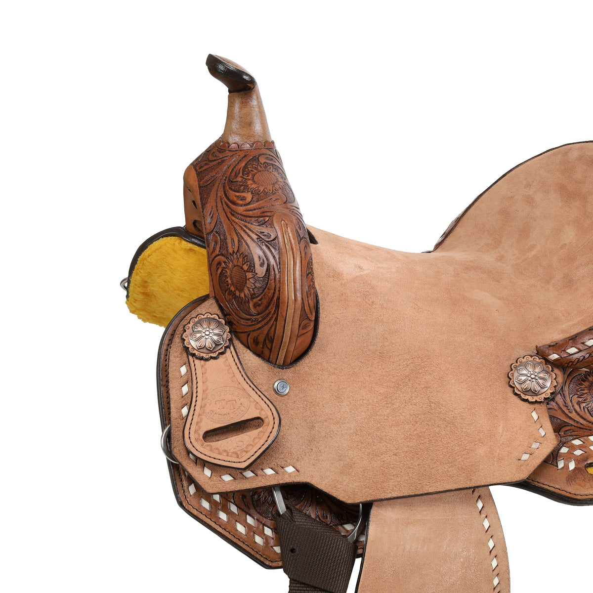14" 15" Double T Sedona Spinal Relief Barrel Style Saddle