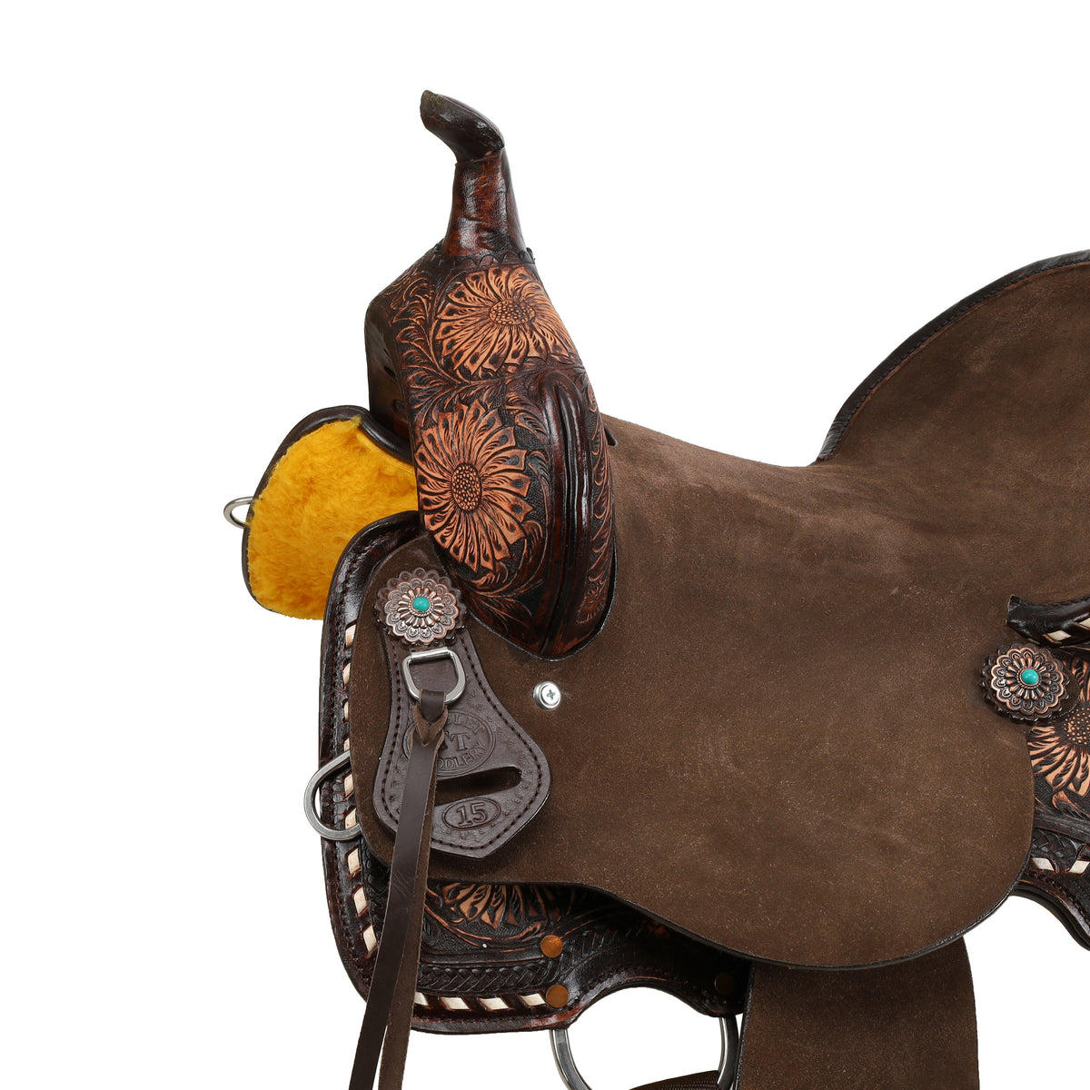 14" 15" 16" Double T Josie Spinal Relief Barrel Style Saddle