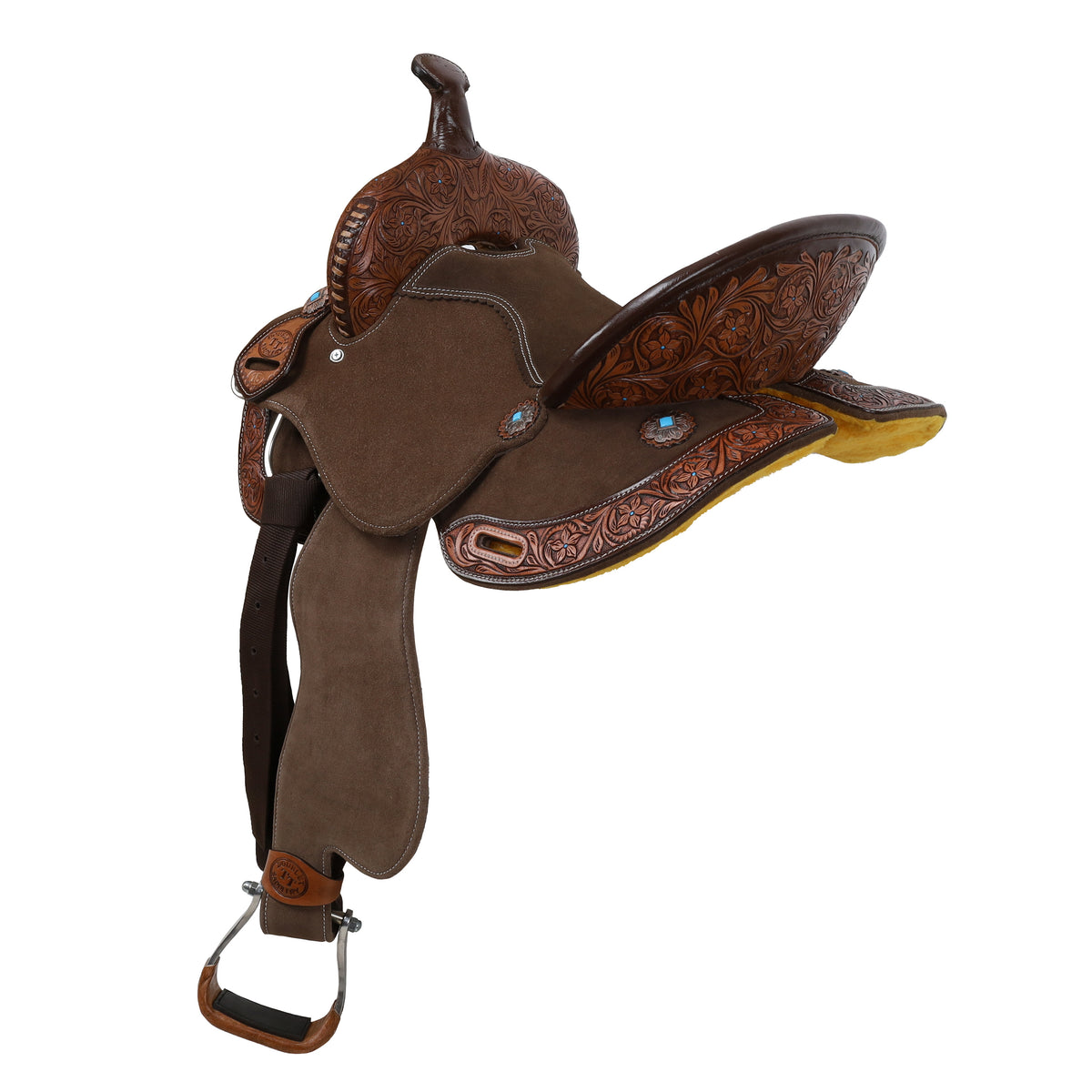 14" , 15" Double T Kassidy Spinal Relief Barrel Style Saddle