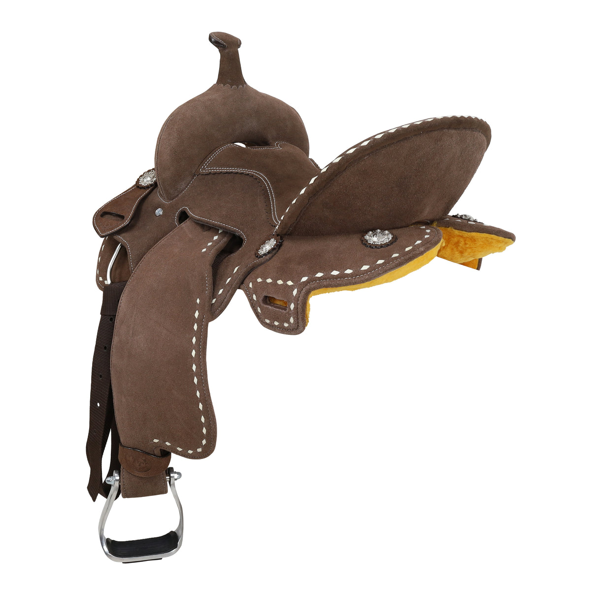 14" , 15" , 16" Double T Patsy Spinal Relief Barrel Style Saddle