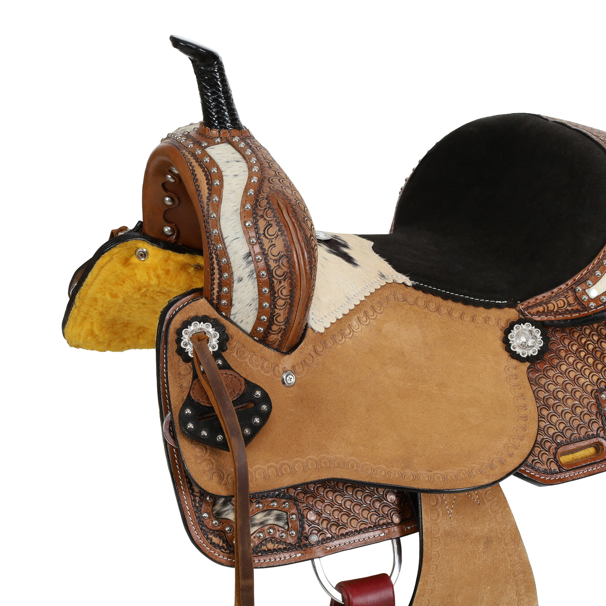15" Double T Bristol Barrel Style Saddle
