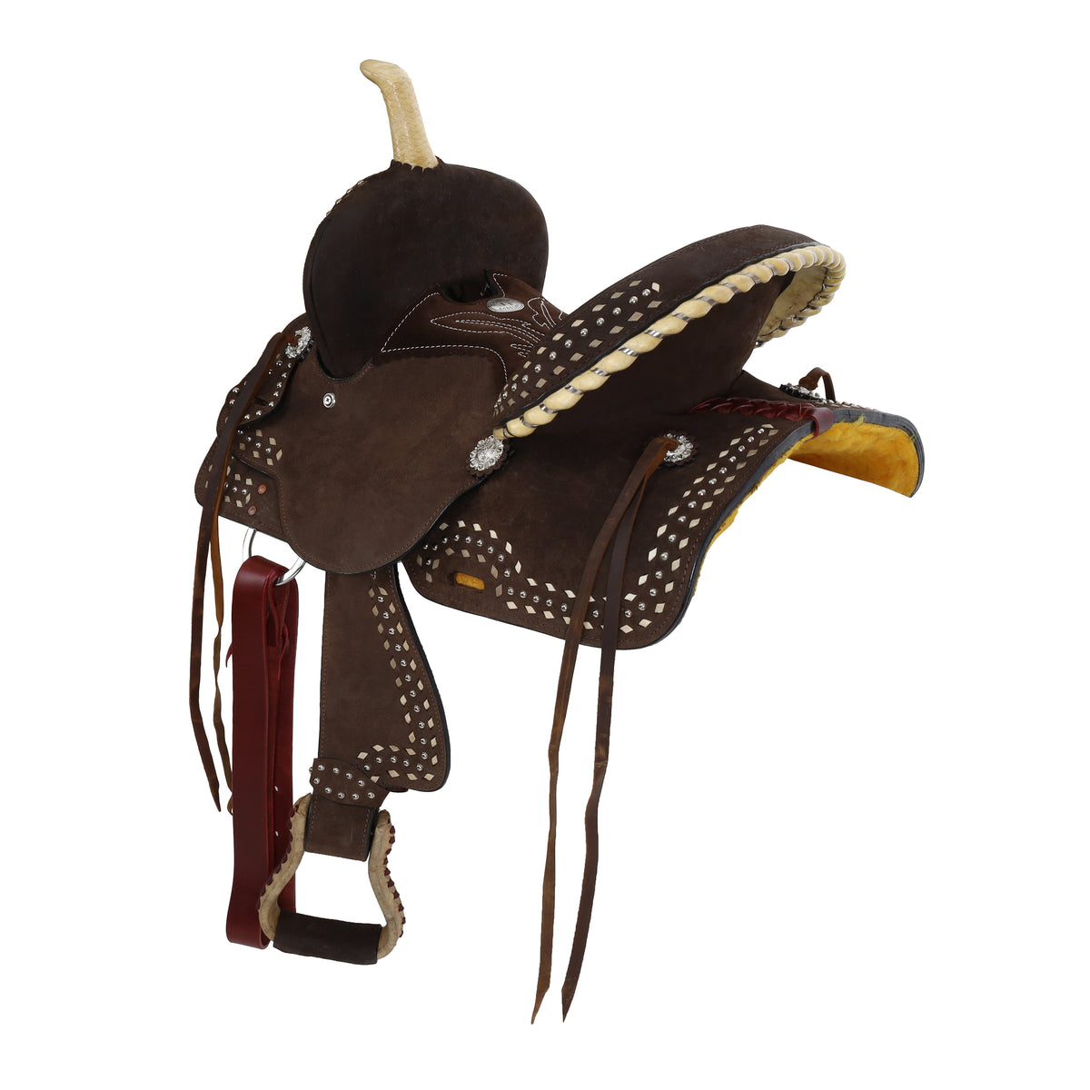 12" Double T Vivien Barrel Style Saddle