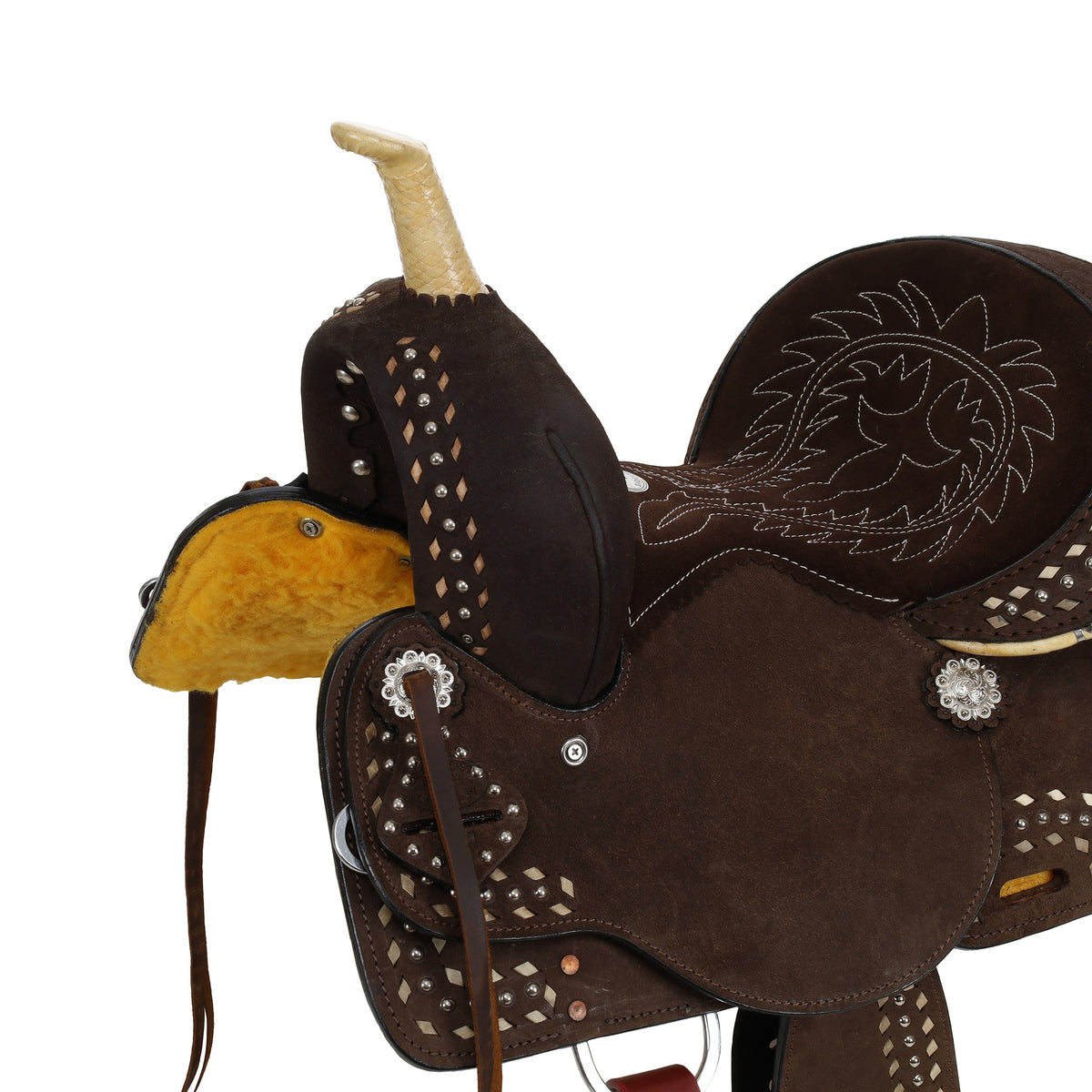 12" Double T Vivien Barrel Style Saddle