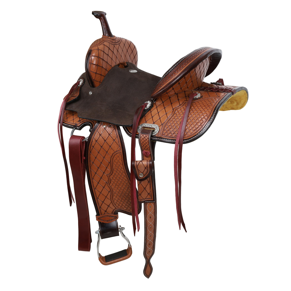 14" , 15" Double T Ivy Barrel Style Saddle