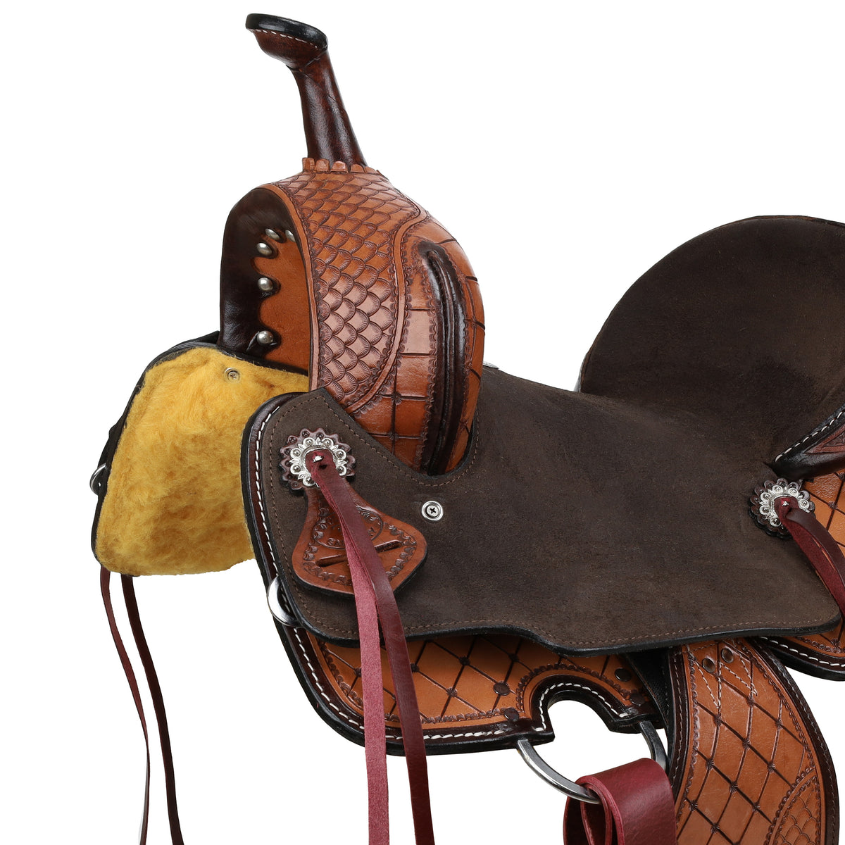 14" , 15" Double T Ivy Barrel Style Saddle