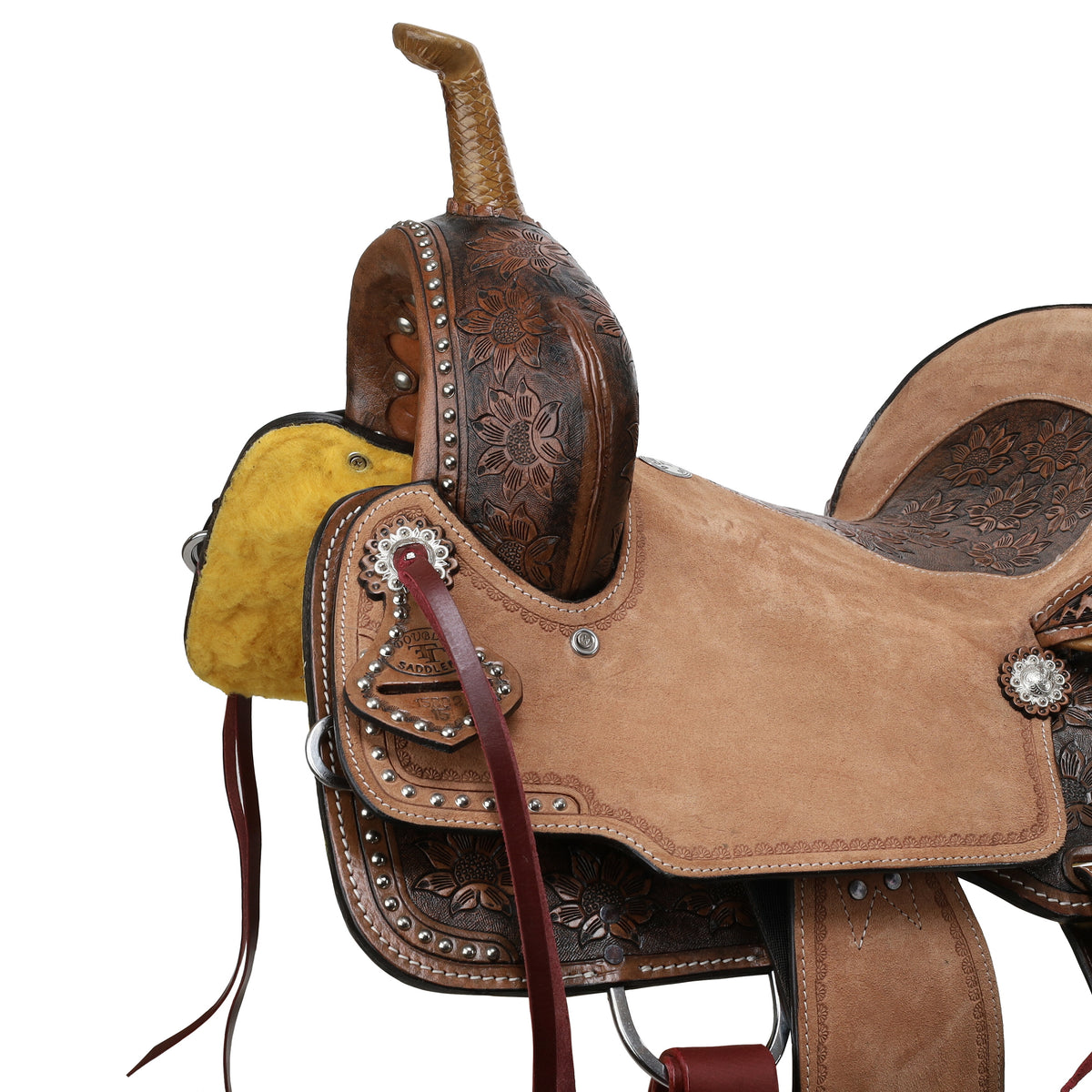 15" Double T Sunflower Trails Barrel Saddle