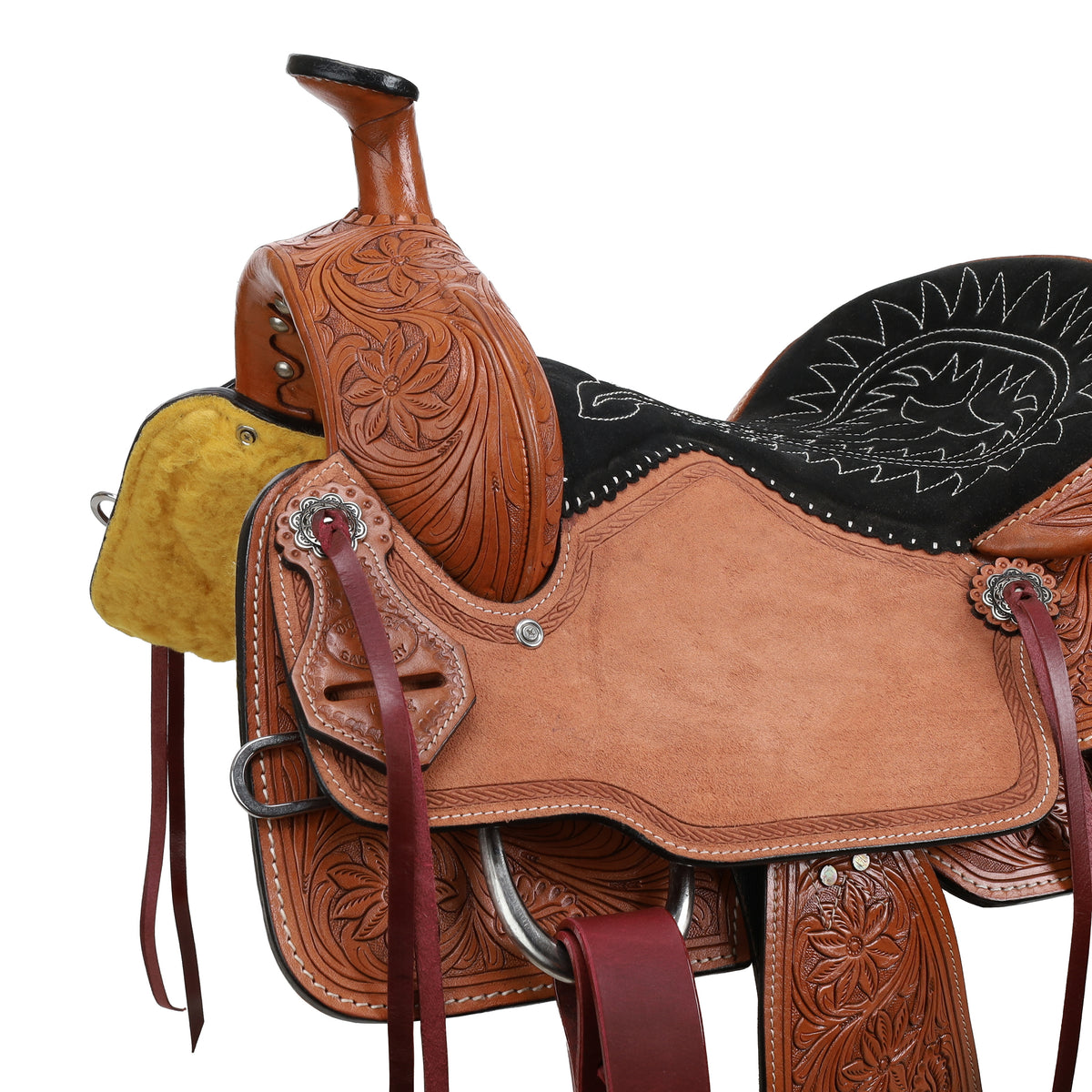 16" Double T Classic Stitch Prairie Dancer Roper Saddle