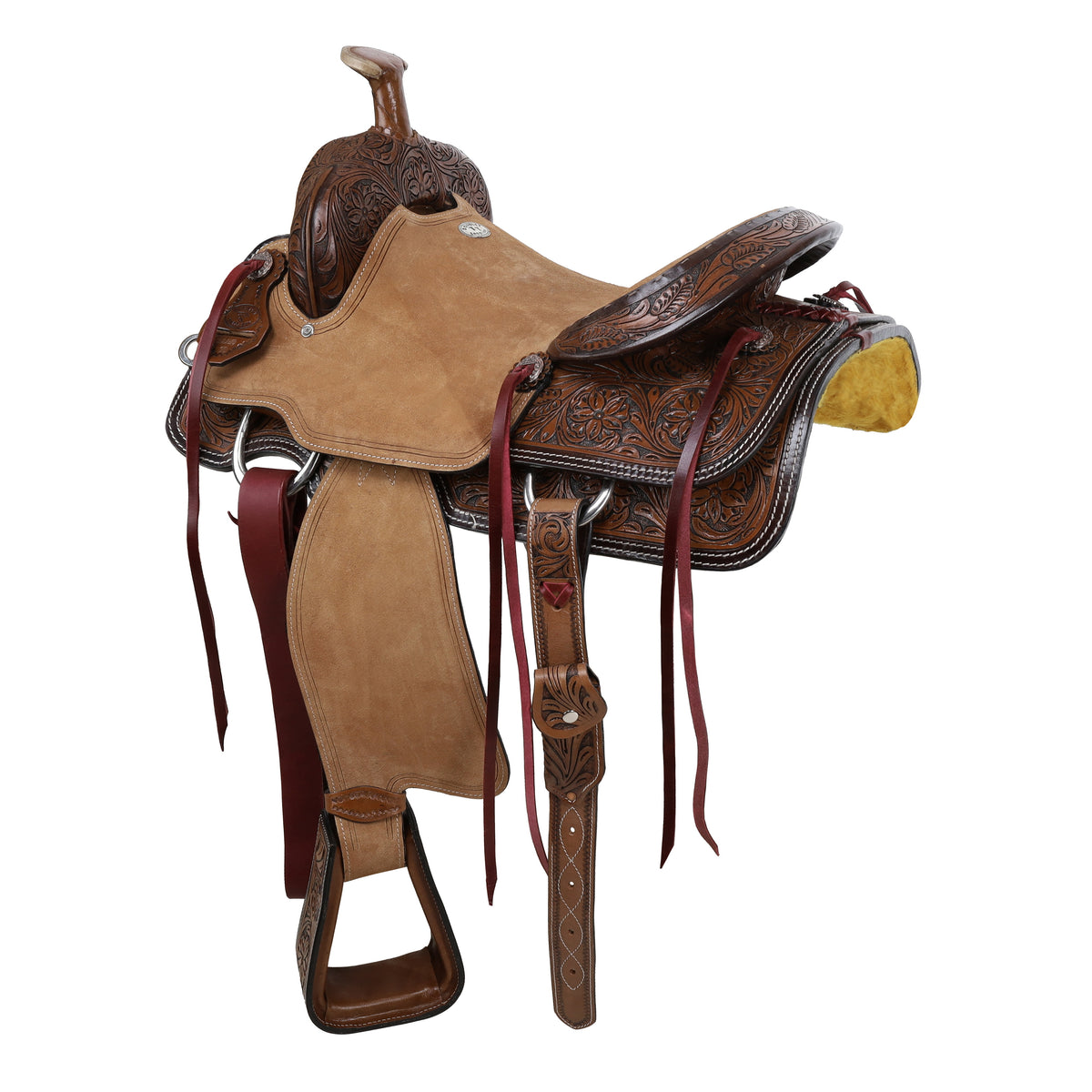 16" Double T Cattleman Roper Style Saddle