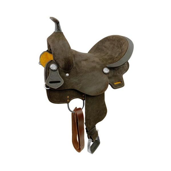 Selle Western Barrel Racing Ridex - Taille 15 - Cuir - Premium Equestrian