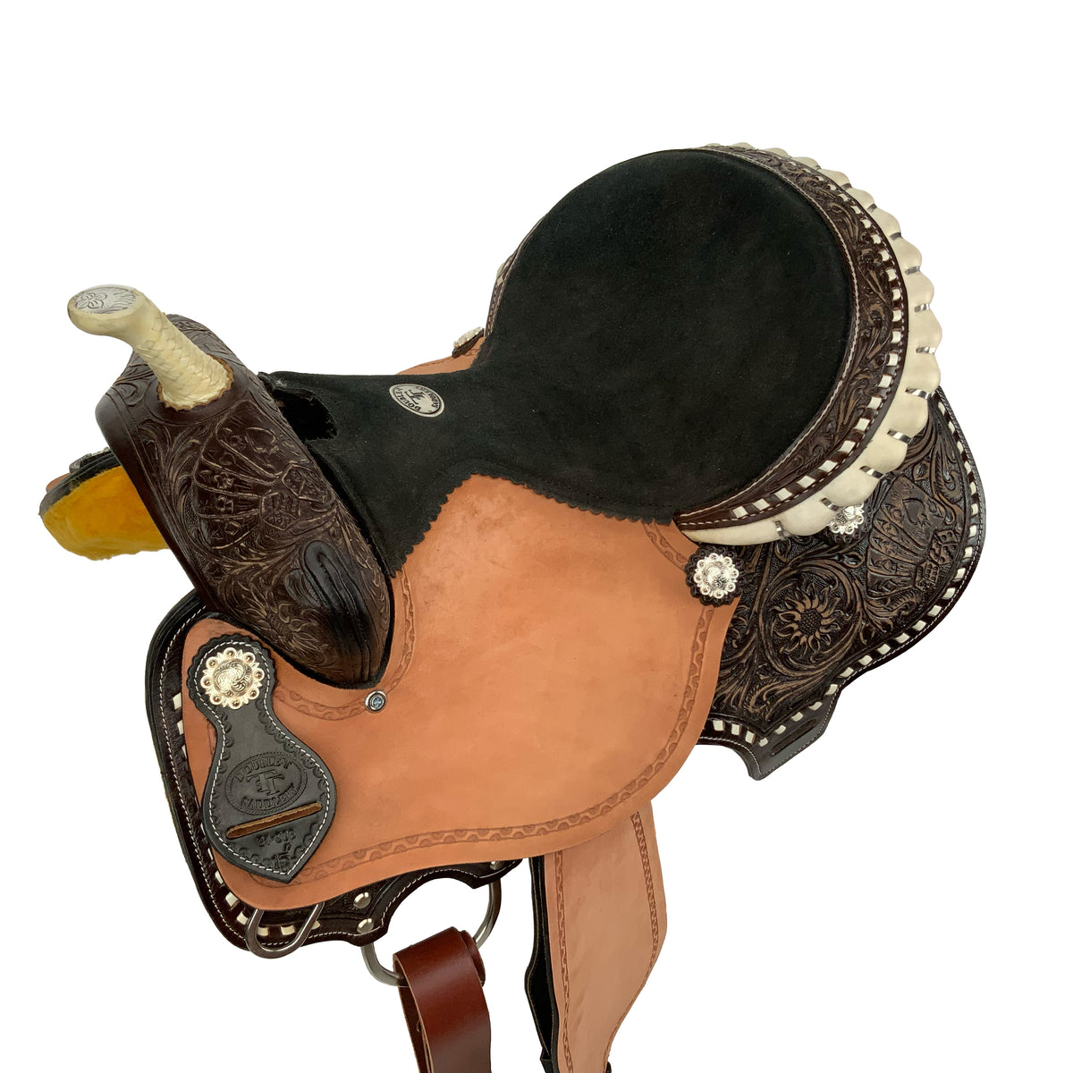 15" Double T Jackpot Barrel Style Saddle