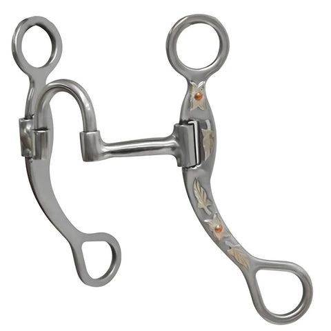 Showman ® Medium swivel port mouth bit.