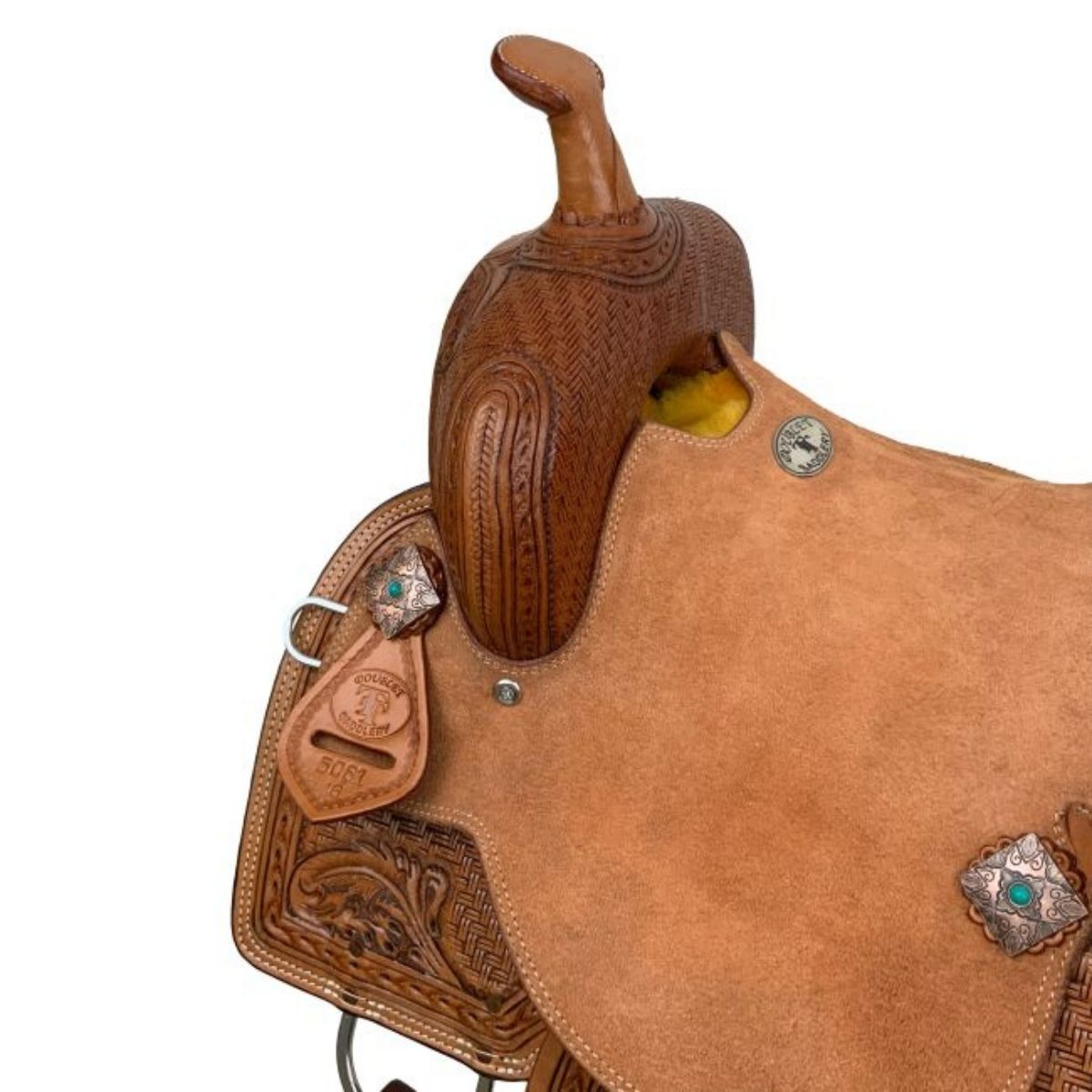 Double T Daisy Drifter Barrel Style Saddle - 16 Inch