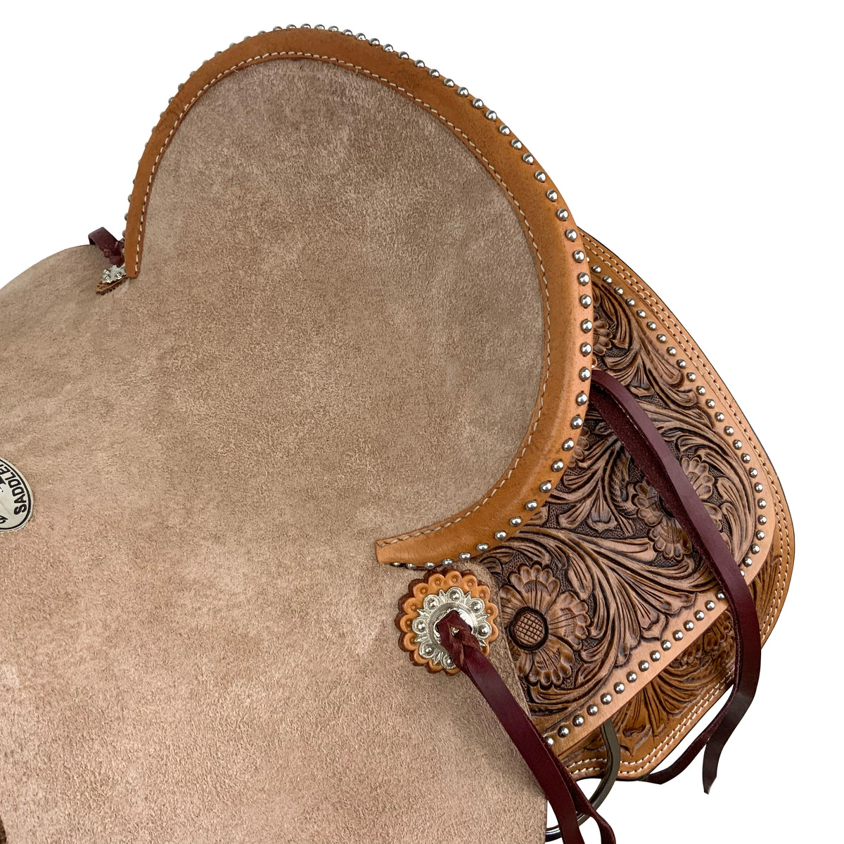 13" Double T Rustler's Rose Roper Style Saddle