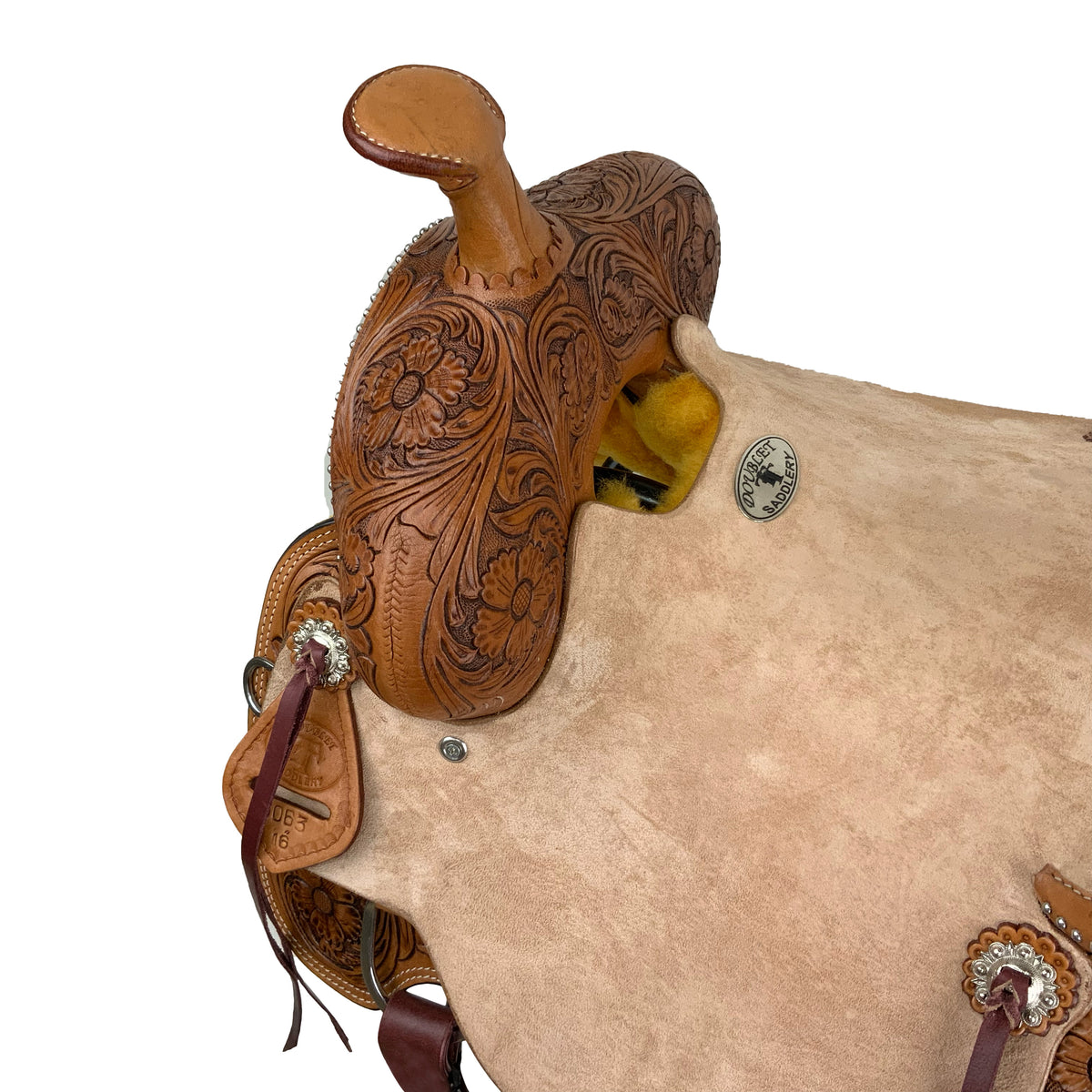 16" Double T Rustler's Rose Roper Style Saddle