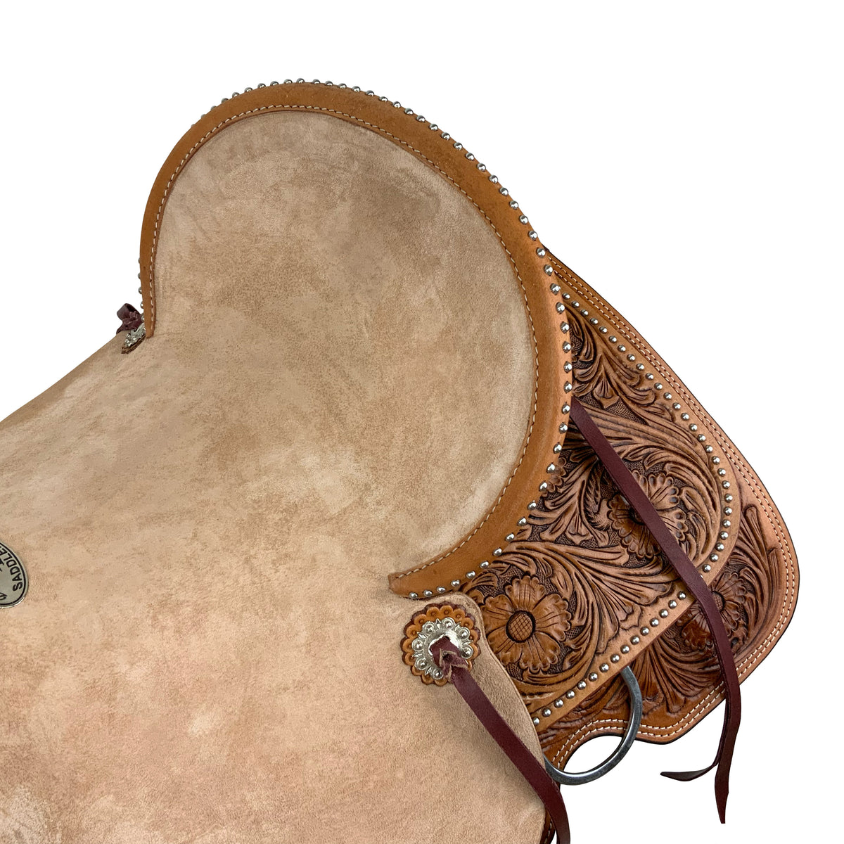 16" Double T Rustler's Rose Roper Style Saddle
