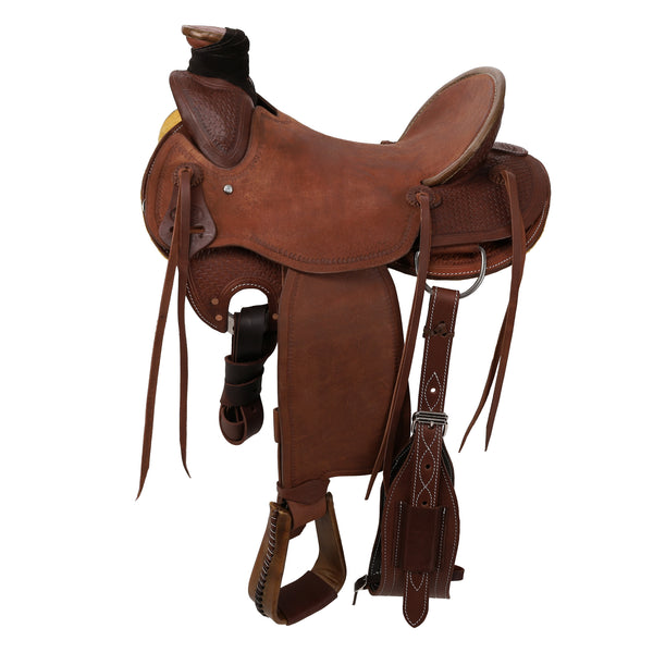 Sabot Showman Western Pleasure Marron - Cure-pieds Pour Chevaux (neuf)