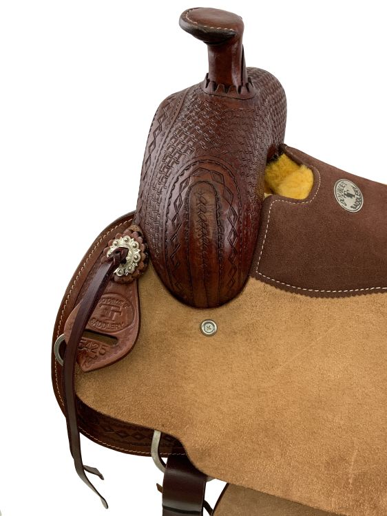 13" Double T Roper Style Saddle - Diamond Tooling