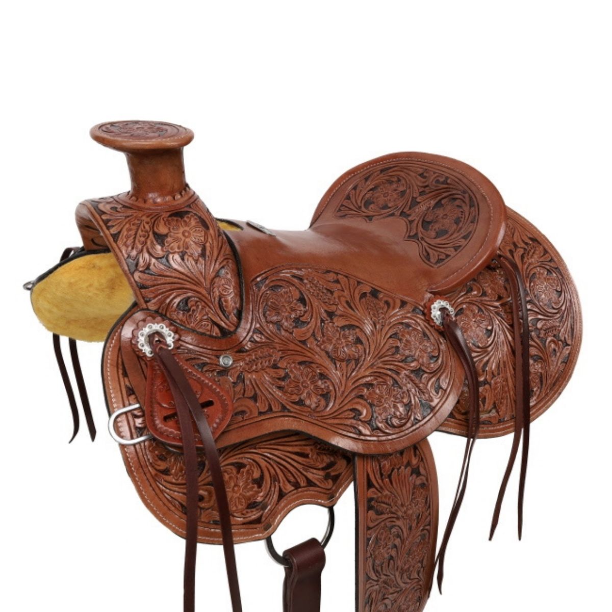 Double T Amarillo Wade Style Saddle - 16 Inch