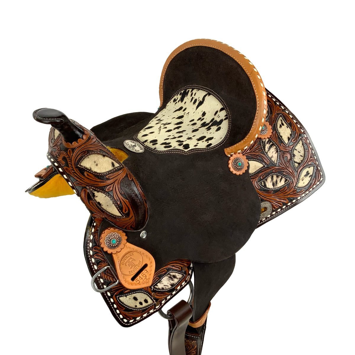 13" Double T Wilma Longhorn Barrel Style Saddle