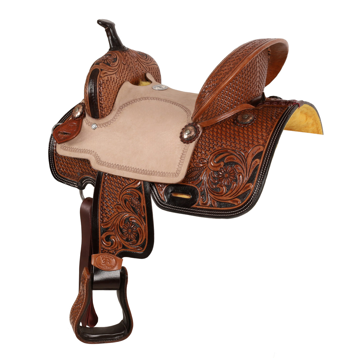 13" Double T Dakota Barrel Style Saddle
