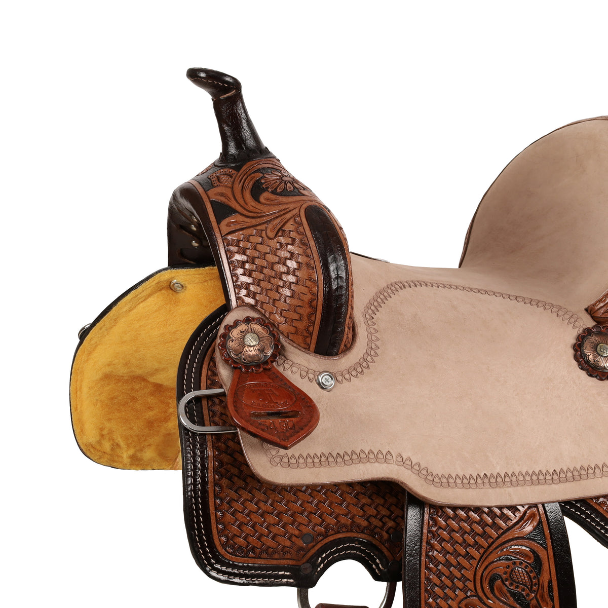 13" Double T Dakota Barrel Style Saddle