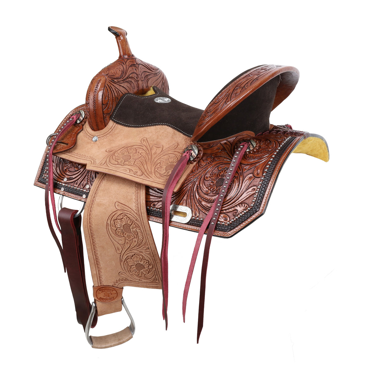 13 Inch - Double T Oakley Barrel Style Saddle