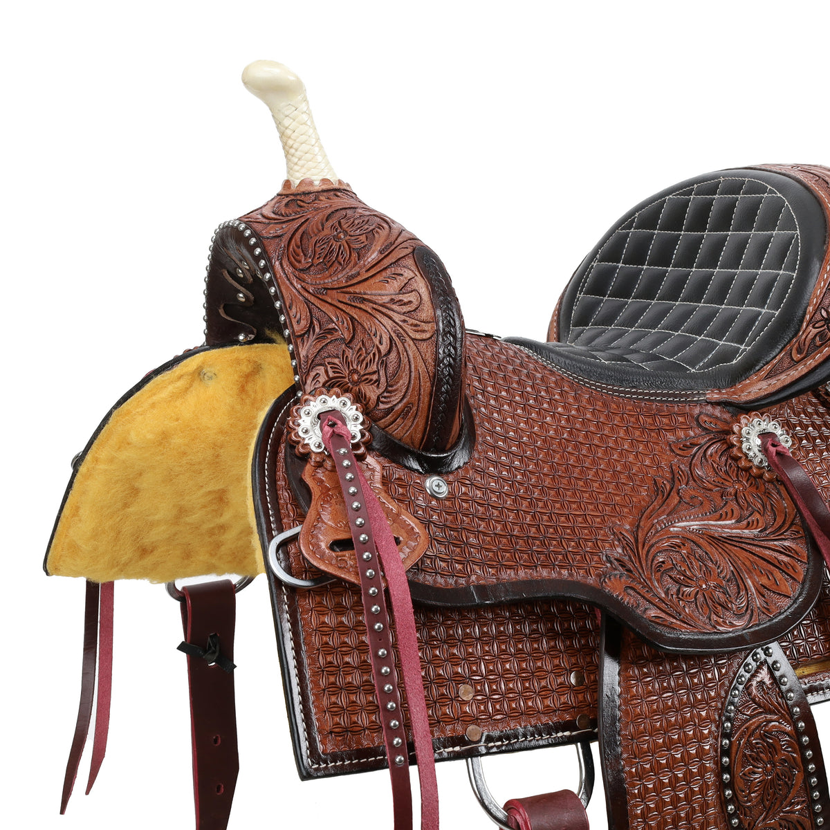 12" Double T Jude Barrel Style Saddle