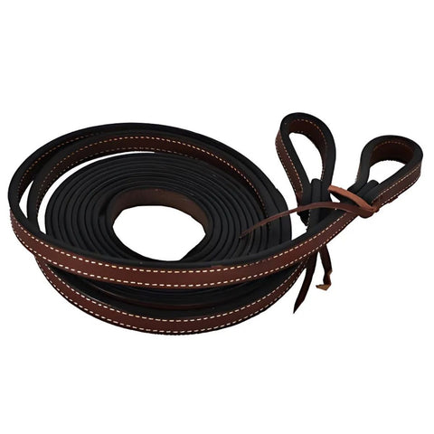 Showman® 8ft Leather Split Reins.