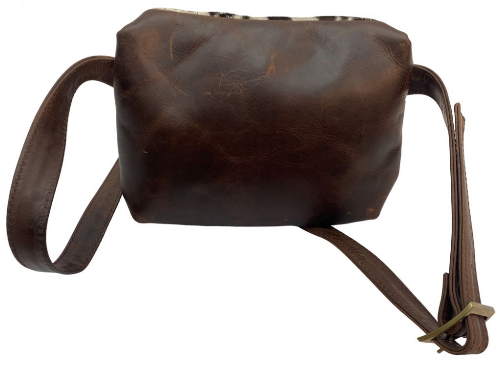Klassy Cowgirl Leather Hair on Cowhide crossbody bag