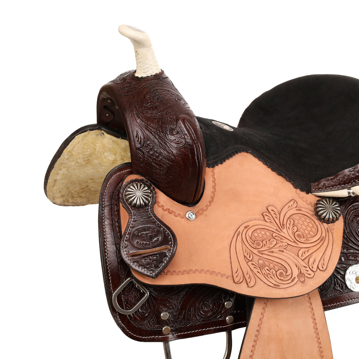 14", 15", 16"  DOUBLE T BARREL STYLE SADDLE