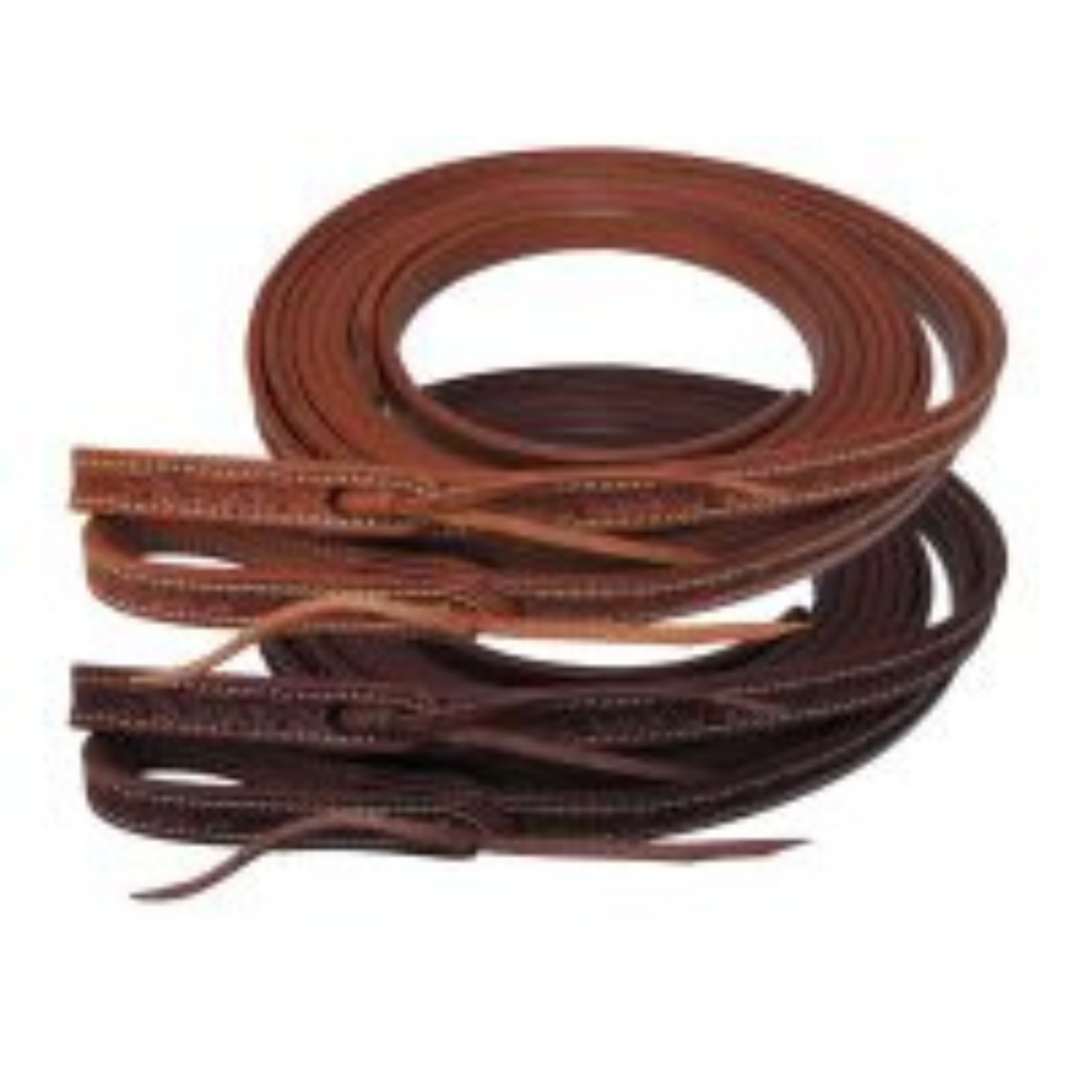  5/8" x 8ft Argentina cow leather barbed wire tooled split reins.
