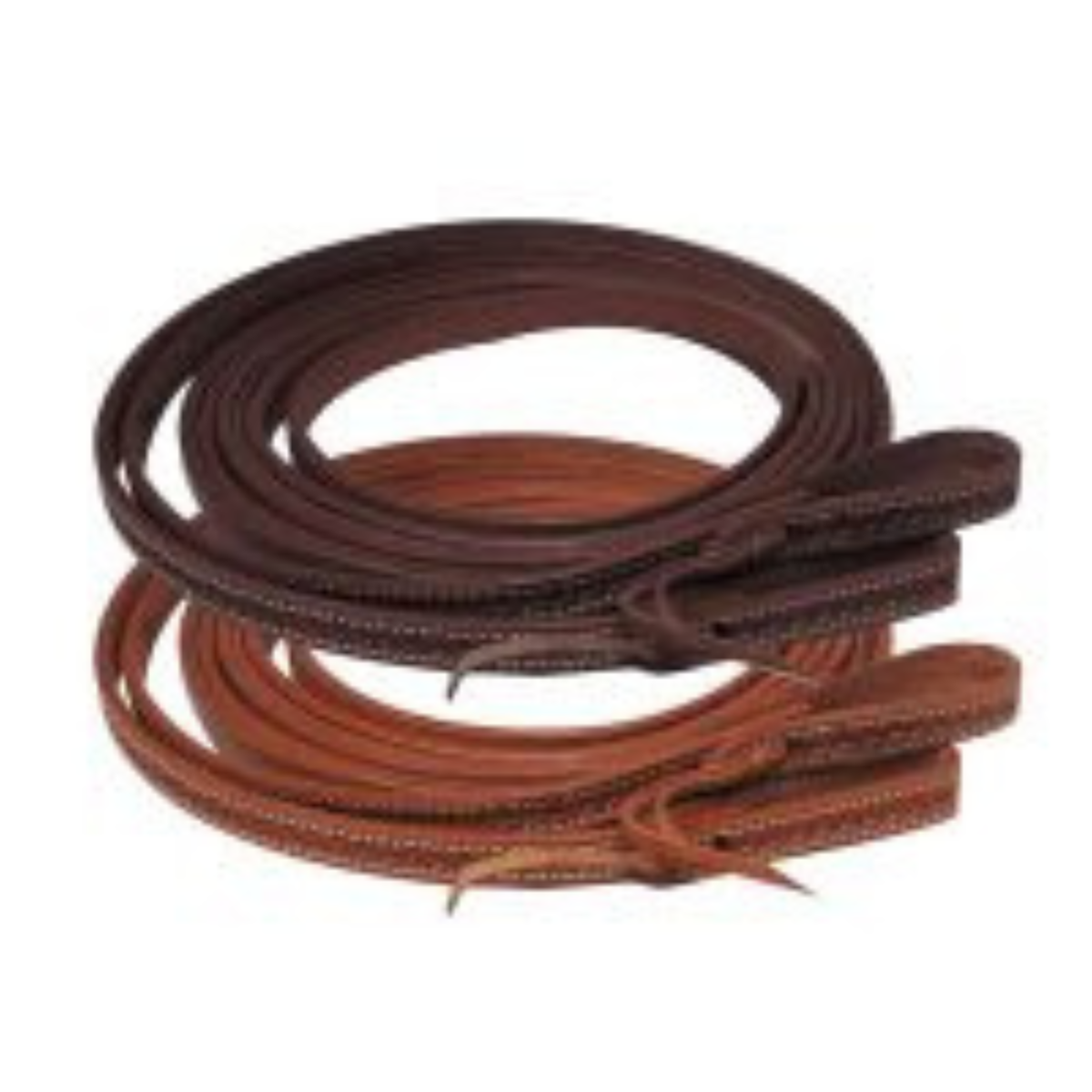 Argentina-cow-leather-basket-weave-tooled-split-reins