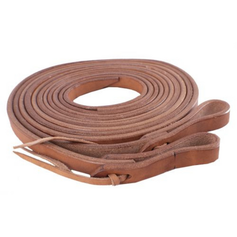 5/8" x 8ft Harness leather split reins.