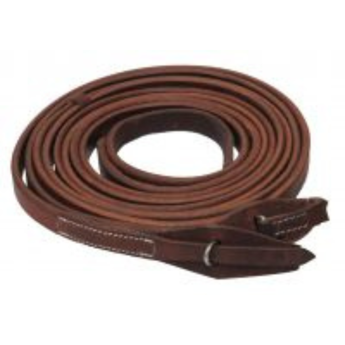 5/8" X 8' Leather Reins - Medium Oil Color, Made In USA, Horse Riding Equipment