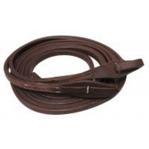 8ft X 5/8" Oiled harness leather split reins