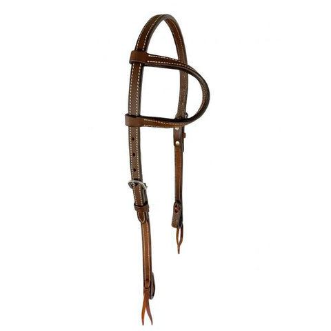 Showman ® Argentina cow leather single ear headstall.