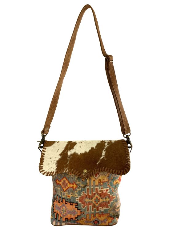 Klassy Cowgirl Southwest Brights Upcycled Shoulder Bag