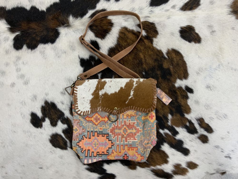Klassy Cowgirl Southwest Brights Upcycled Shoulder Bag