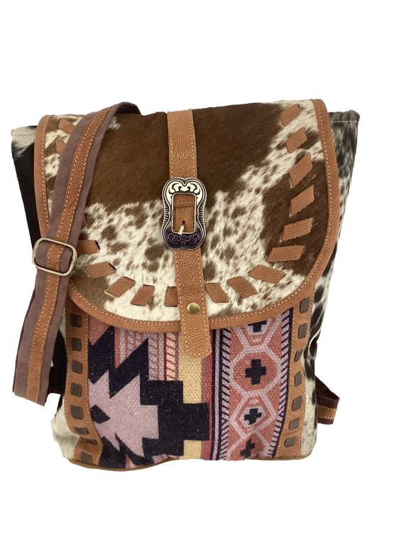 Klassy Cowgirl Dusty Mauve Upcycled Backpack Bag