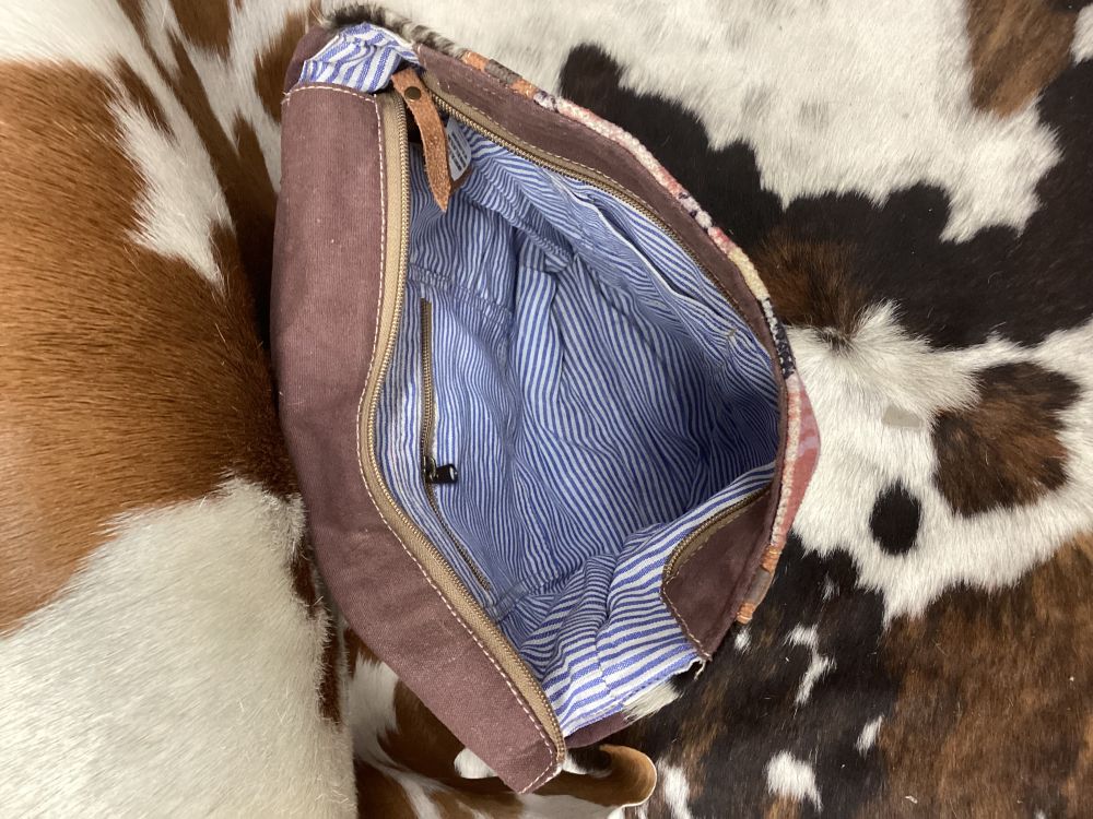 Klassy Cowgirl Dusty Mauve Upcycled Backpack Bag