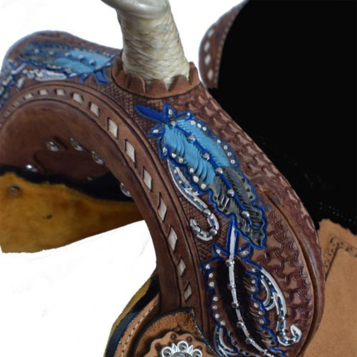 12" DOUBLE T YOUTH BARREL STYLE SADDLE - Double T Saddles