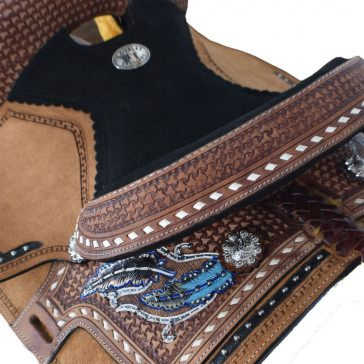 12" DOUBLE T YOUTH BARREL STYLE SADDLE - Double T Saddles