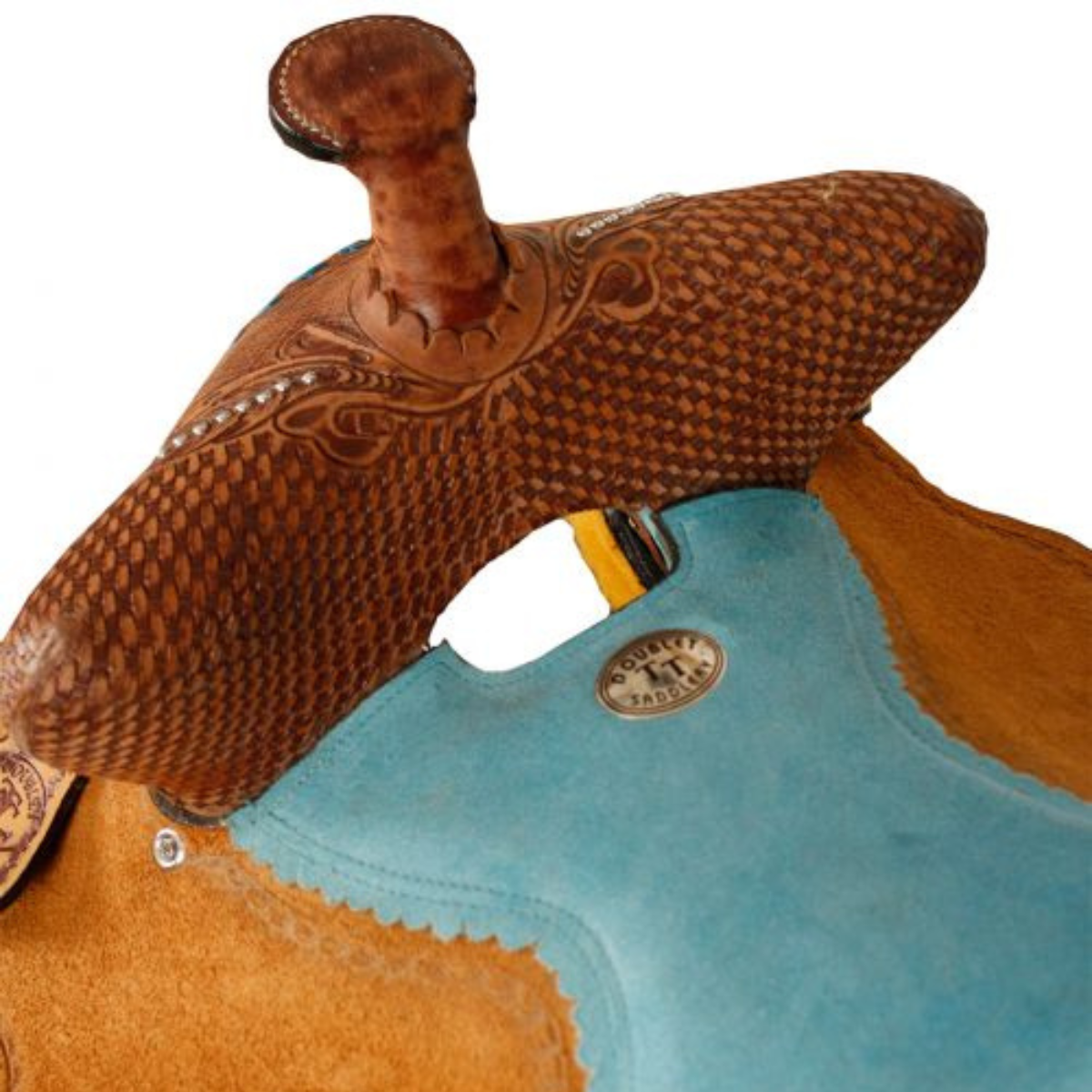 12", 13" DOUBLE T  YOUTH BEAR TRAP STYLE SADDLE - Double T Saddles