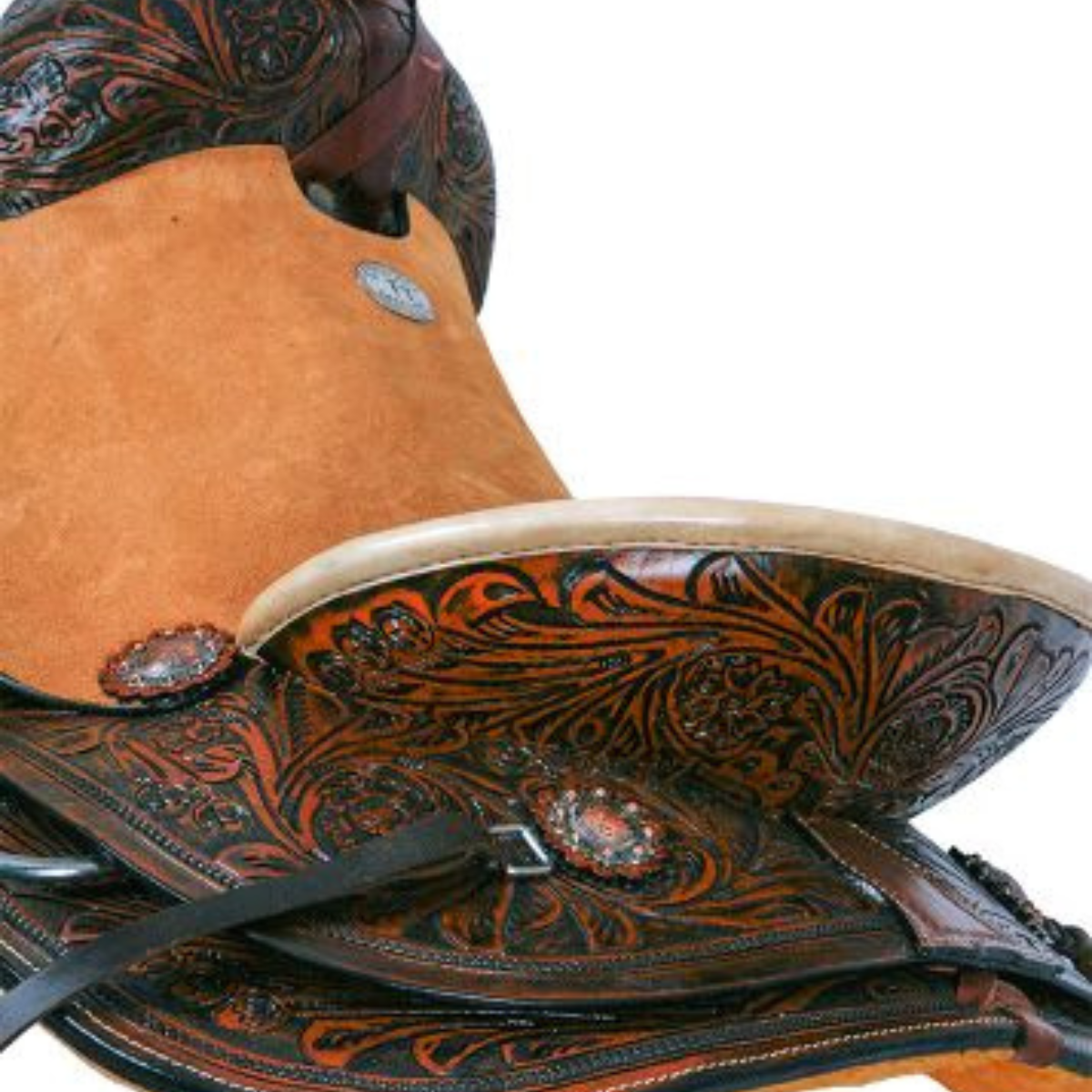 14", 15" DOUBLE T HARD SEAT ROPER SADDLE - Double T Saddles