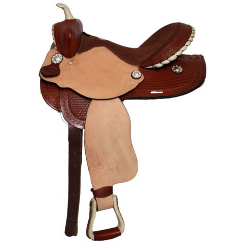 14", 15" OR 16" DOUBLE T BARREL STYLE SADDLE - Double T Saddles