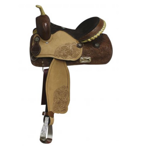 14", 15", 16"  DOUBLE T BARREL STYLE SADDLE - Double T Saddles