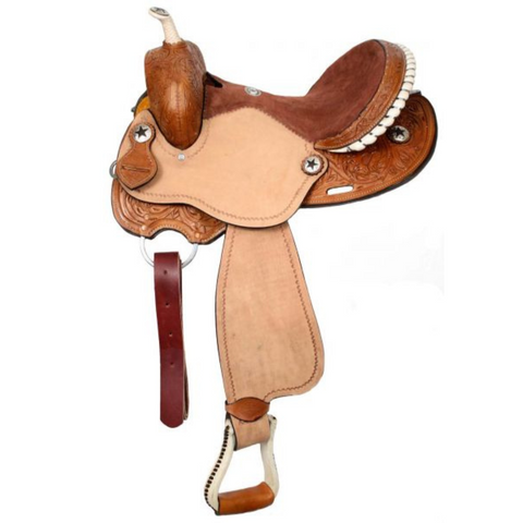 15", 16" DOUBLE T BARREL SADDLE - Double T Saddles