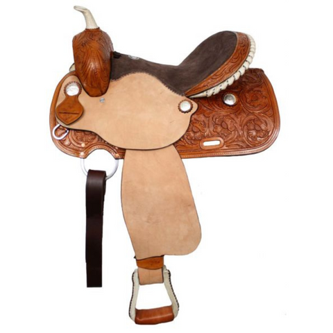 15", 16" DOUBLE T BARREL SADDLE - Double T Saddles