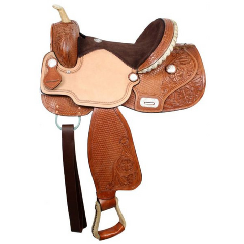 15", 16" FLEX TREE DOUBLE T BARREL SADDLE - Double T Saddles